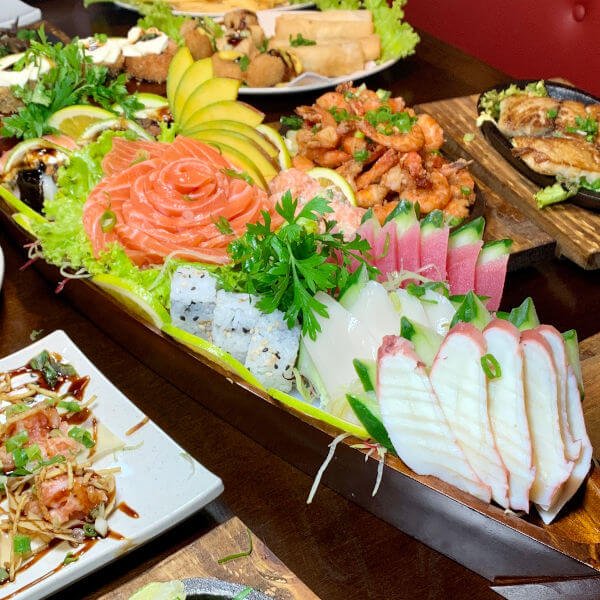 Pratos frios - Rodízio Japonês - Sushi São Mateus